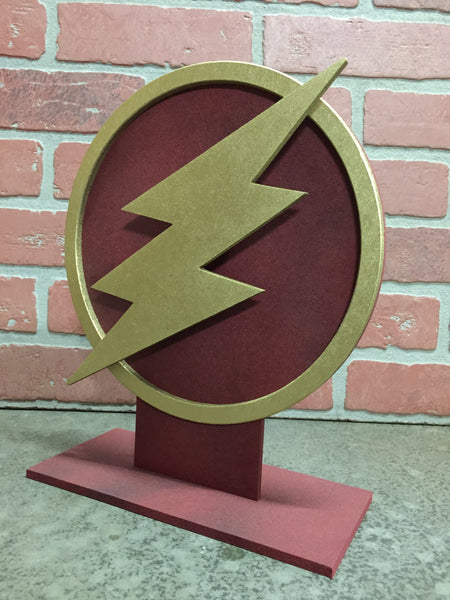 Justice League The Flash Comic book Superhero Logo Tabletop Nightlight