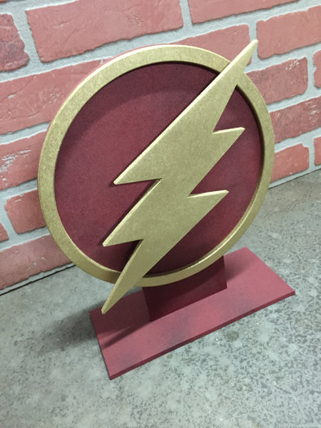 Justice League The Flash Comic book Superhero Logo Tabletop Nightlight