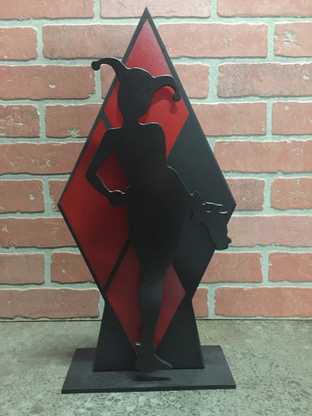 NEW!! Harley Quinn Illuminated LED Tabletop Female Superhero Villain Night Light Lamp for Mancave or Child's Bedroom