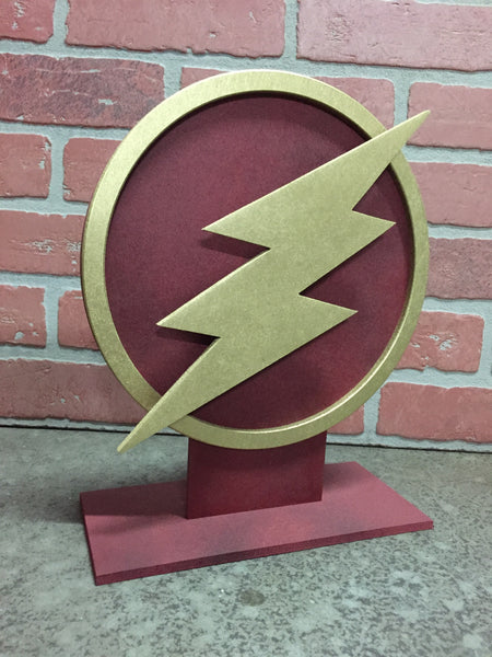 Justice League The Flash Comic book Superhero Logo Tabletop Nightlight