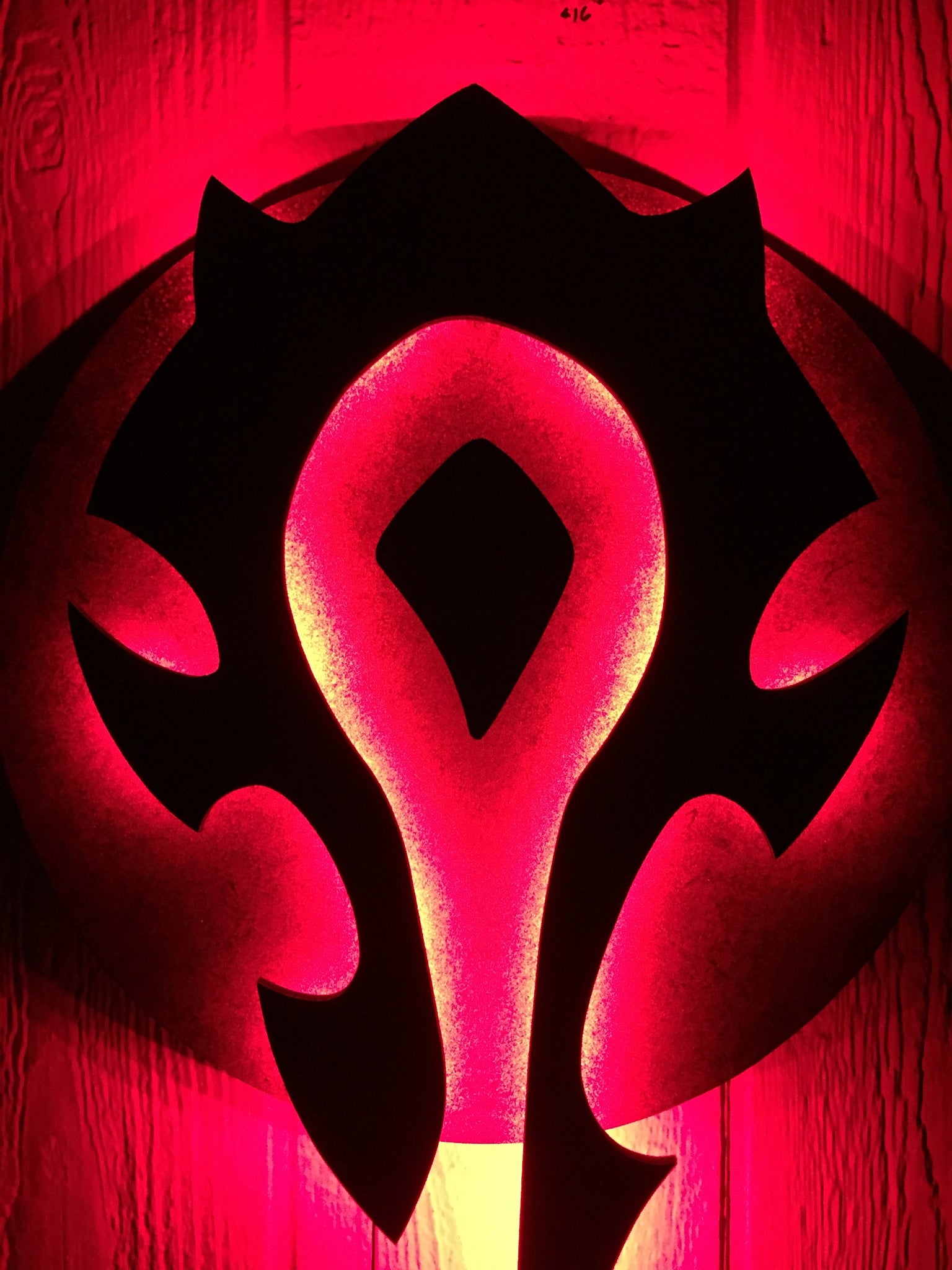 Warcraft Horde Light Up Symbol Nightlight